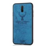 Lejaao Poco F1 Blue Cloth, Leather, PC and TPU Mobile Back Cover