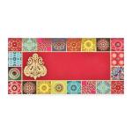 Fonsie rajhasthani velvet design cash envelopes for gifting money on wedding gift , baby shower gift , shagun, family gatherings with name space pack of 20