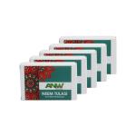 Anw Skin Care Neem Tulsi Handmade Cgh Solid Soap Bar (Pack Of 5)