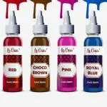 La Casa Metallic Cake Drips - 110 Ml (Pack Of 4)