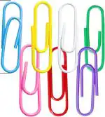 REDGE Paper Clip U Clip Pin for Fle & Paper Size 35 mm Gem Color (100)