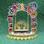 LAZYwindow Laddu Gopal Jhula, Krishna Swing Palana, Bal Gopal Thakorji Jhoola (Pack of 1)