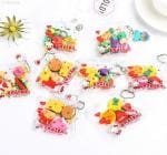 ASHPA COLLECTION Fruits Vegetable Eraser (Pack of 6 Pouch)