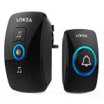 Lokza Black Wireless Doorbell