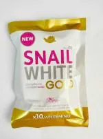 Hani Po PSL Snail White Gold Soap Collagen Plus 10 Whitening Skin 80g- THAILAND PRODUCT - Pack of 1