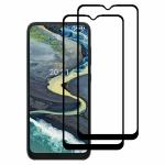 Kite Digital Nokia C20 Plus (Black) Tempered Glass Screen Protector with Edge to Edge Coverage and Easy Installation Kit (Pack of 2)