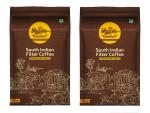 Mysore Concerns | Brindavan Bold | South Indian Filter Coffee | 20% Premium Chicory | Freshly Roasted | Ground Coffee 454gm (Pack of 2)