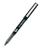 Pilot Hi-Tecpoint V5 0.5mm Extra Fine Point Pure Liquid Ink Roller Ball Pen | Pack of 12 | Black Ink