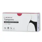 Carmesi 100% Organic Cotton Tampons (16 Regular)