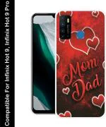 Vaultcase Multicolor Silicon Dual Protection Mobile Back Cover For Infinix Hot 9, Infinix Hot 9 Pro