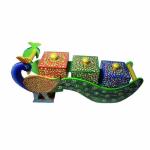 Sanskritihandicraft Wood Dry Fruit Box 7 Pounds15X7