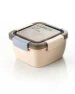 Plizzo Kitchenware 4 Compartment Pink tiffin LunchBox With Spoon n Fork Bento Box Lunch Containar 4 4 Containers Lunch Box (750 ml)