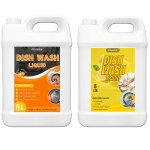 Fivanta Organic Dishwash Liquid Gel Orange 5L & Lemon 5L..