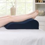 METRON Curve Shape Orthopaedic Bed Wedge Elevated Leg Pillow, Standard, Random Dark Colours