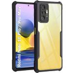 COBERTA Back Cover for Redmi Note 10 Pro Back Cover Case - Black Transparent