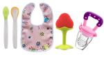 Manan Shopee Kids Pink Silicone Teether
