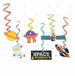 SHANAYA Birthday Decoration Swirls Hanging Set (18 Pieces)