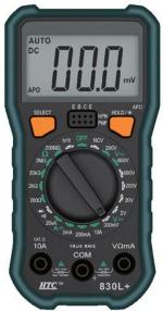 SPARK Instrument IHC 830L+ Digital Multimeter (2000 count)
