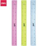 Deli E6209 Flexible Ruler, Geometry Product , 30 cm Ruler, Assorted Color, Pack of 5