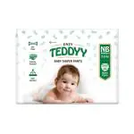 TEDDYY Baby Easy New Born Diaper Pants 66 Count (Pack of 1), Upto 5 kgs, 12 hrs Leak Protection, Anti - Bacterial