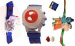 Kavim Kids Rakhi (One Kids Rakhi ,One Multicolor light n Spinner watch , Greeting card Roli chawl)