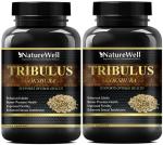 Naturewell Tribulus Mens Health 500 Mg, 60 Capsules Each (Pack Of 2)
