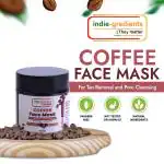 indie-gredients Facial Exfoliator PURE Coffee Face Mask/Pack for Women for a Glowing Skin(100 gram)