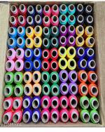 FNG 100% Spun Polyester Sewing Thread 100 Tubes (25 Shades 4 Tube Each) 150 Meter