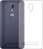 Cloudza Micromax Bharat 2 Transparent Silicon Mobile good back Cover