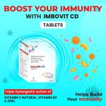KANSTRIDE BIOLABS ImboVit Natural Vitamin C, Vitamin D3 & Zinc Sulphate Chewable Tablets (10 x 10 Tablets)