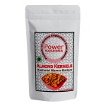 Power Kashmir Kashmiri Mamra Almond Kernels 1 kg, Kashmiri Badam Giri, Oily Organic Almonds
