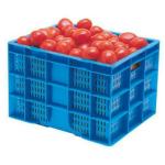 Jai Shoppee Heavy Duty Plastic Rectangular Storage Crate For vegetables ( Blue) (Capacity 25 Kg)
