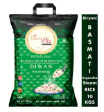 Rice Villa | Diwan | 10 kg |Sugandha Steam Basmati Rice | Biriyani Special
