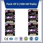 JUMBO EXTRA SURE MAXI CARE 320MM (XXXL) SANITARY NAPKINS 4 PACK OF 160+ 40 PADS