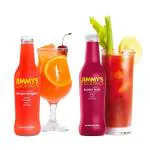 Jimmy's Cocktails Vodka Appreciation Pack , Cocktail Mixers , Two Flavours ,Mix With Vodka , Party Packs (Bloody Mary & Sex On The Beach, Pack of 8)