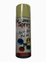 JUST SPRAY Lacquer Multi-Surface DIY Acrylic Spray Paint for Car, Bike, Metal, Wood, Wall, Plastic Etc (IVORY)