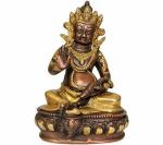 Idol Collections Multicolor Brass Kubera God Of Wealth