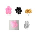 Hankley Multicolor Rubber Girl Themed Decoration Set - Balloons, Sash, Banners And Curtains For Baby Shower Party 8 Pc