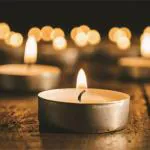 Puff Smart 4 Hours Burn Time, 100% Fullentey Refined Paraffin Wax Tealight Candle Candle (White, Pack of 50)