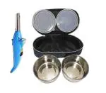 First Front Dolphine Shape Electric Gas Lighter With 2 Pcs Bag Lunch Box and Multicolour, Pack of 2