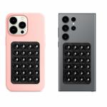 GRETZOMALL Silicone Suction Phone Case, Suction Phone Case, Phone Suction Holder Back of Phone Sticky Grip Multipurpose Suction Phone Case for Shower Mirror Car Selfies (PACK OF 2)