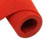 AMRO Beautility Needs Rectangular Red Coir, PVC and Cotton Door Mat 60 x 40 cm