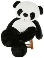 Maska 4 Feet Stuffed Spongy Hugable Cute Panda Teddy Bear - 110 cm