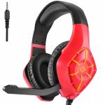 Cosmic Byte GS411 Starlight Headset with Flexible Mic for PS4, PS5,Laptop, PC, Mobile (Red)