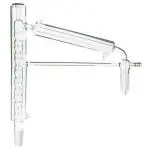 ABGIL Borosilicate Glass Distillation Heads Distillation Heads Jacketed Vigreux Cone Joint B-24 Condenser Length 300mm