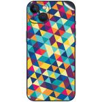 GADGETSWRAP Printed Vinyl Skin Sticker for Apple iPhone 14 Plus - abstract-triangles