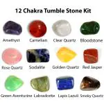 Reiki Crystal Products 12 Chakra Tumble Stone Kit For Reiki Healing Crystal Healing