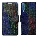 A D Enterprises Glitter Flip Cover for Samsung A7 2018 | Magnetic Case | Shock Absorbent | Flip Cover Samsung A7 2018