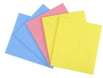 QinPin Home Cleaning Products - Cellulose Scrub Pad for All Surfaces, Kitchen & Bathroom Sponge, Scrubber, Cleaning Accessories (Pack of 5)