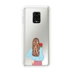 Emble Designer Clear Tranperant Silicone Case For Redmi Note 9 Pro -Design A3 ( TPU | Soft , Redmi Note 9 Pro | Multicolor )